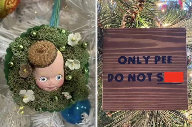 People Revealed The Most “Chaotic” Christmas Ornament On Their Tree, And Wow, I Will Never Get Over These