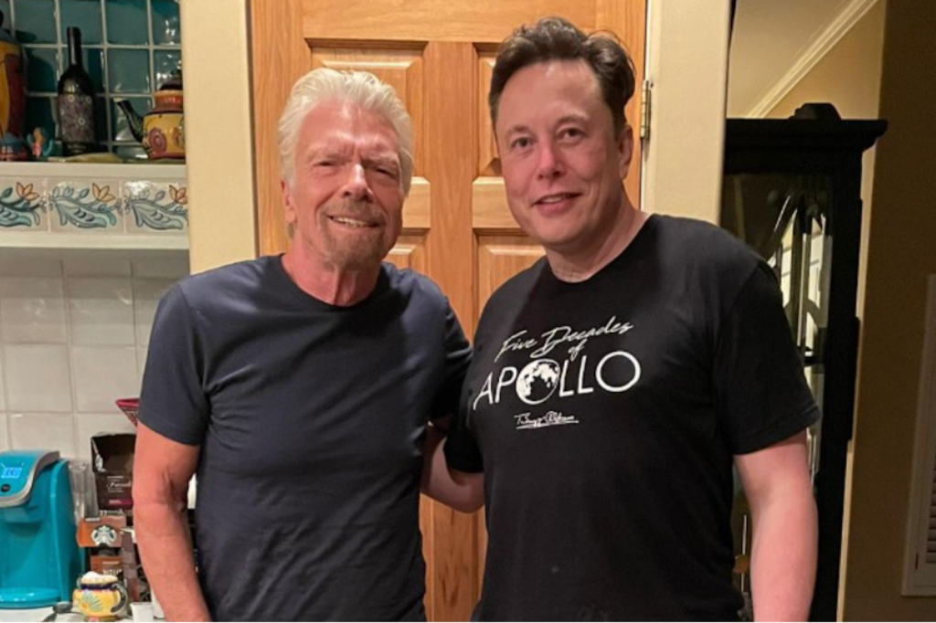 Richard Branson Says Elon Musk Showed Up in His House Barefoot in the Middle of the Night: ‘He’s A Night Animal’