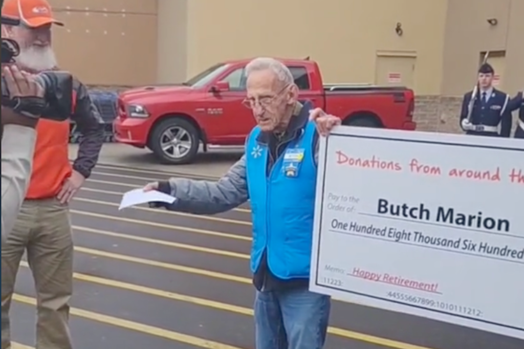 ‘I Love You, Man’: 82-Year-Old Emotionally Retires From Walmart After $100,000 Was Raised For Him On TikTok