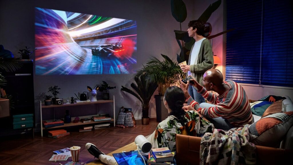 Samsung’s Portable Freestyle Projector Is $200 Off Right Now to Take Movie Night Anywhere