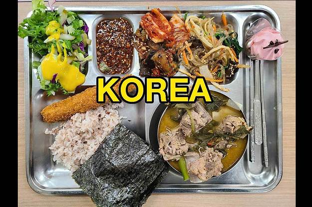 After A Picture Of A California School Lunch Went Viral, Here Are School Lunches From 17 Different Countries