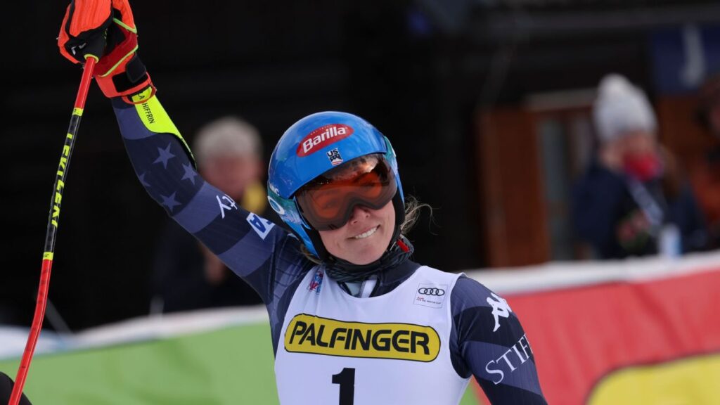 Shiffrin ties Vonn’s WC record with win No. 82