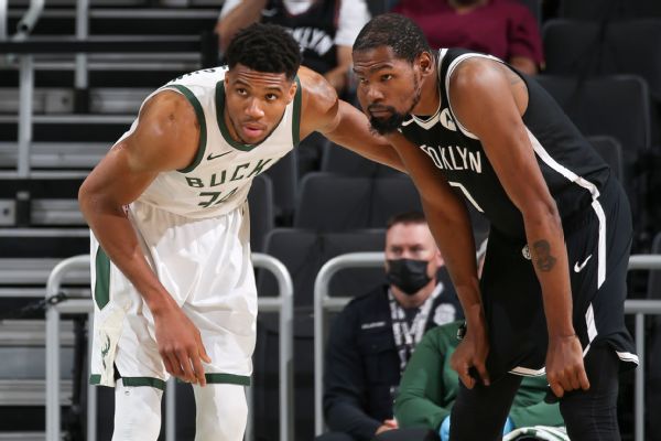 Giannis, KD 1-2 in East, LeBron tops AS voting