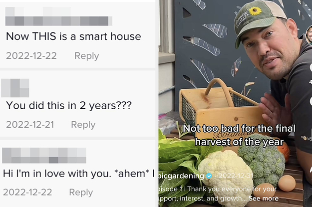 This Guy Transformed His House Into A Sustainable Homestead, And TikTok Is Officially Obsessed