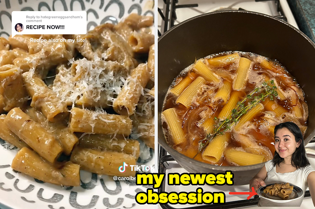 French Onion Pasta Is Wildly Popular On TikTok, So I Tried It, And It’s Definitely Being Added To My Dinner Rotation