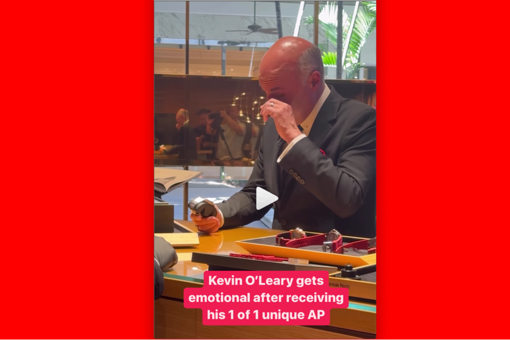 ‘It’s Incredible…I Can’t Believe I’m Holding It’: Kevin O’Leary Cries in New Instagram Video