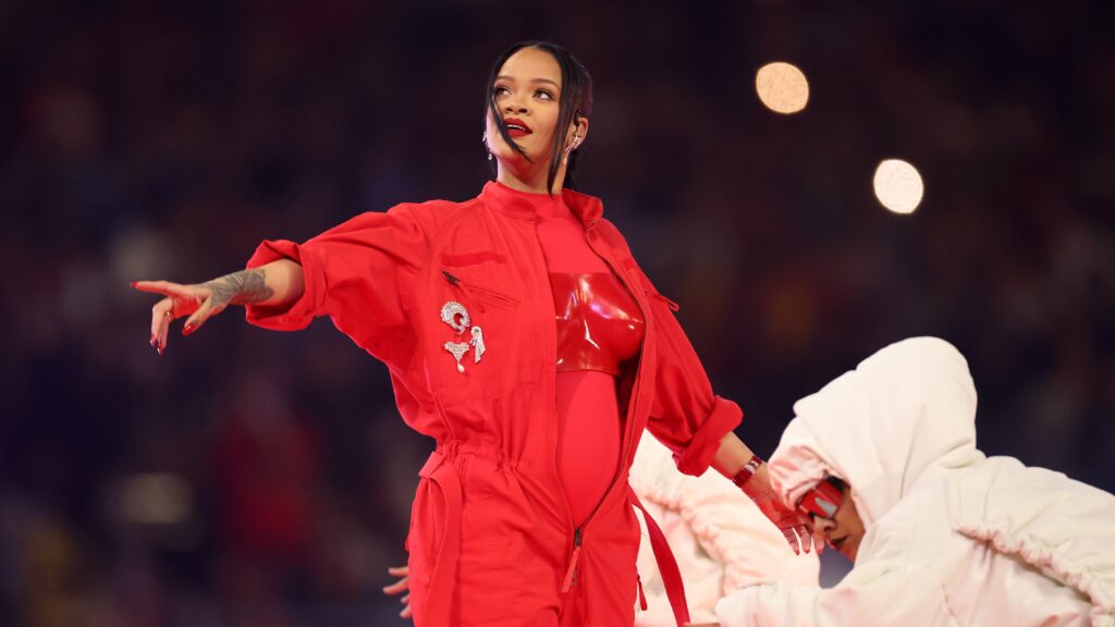 Rihanna Soars Through Hits-Filled Super Bowl Halftime Set, Followed by Pregnancy Reveal