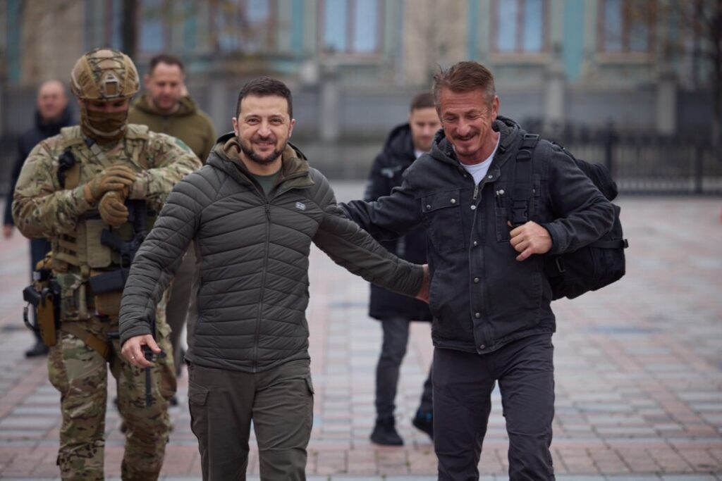 Sean Penn Grills Zelenskyy, Braves Fox News and Enrolls Miles Teller to Rally Ukrainian Soldiers in Gonzo Documentary ‘Superpower’