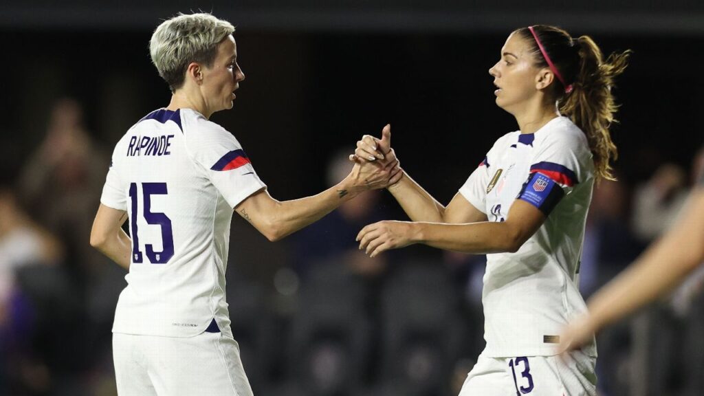 Rapinoe, Morgan back Canada in labor dispute