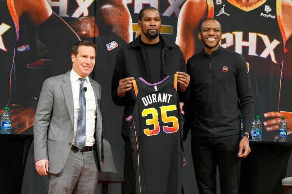 KD likes Suns’ title chances: ‘Got all the pieces’