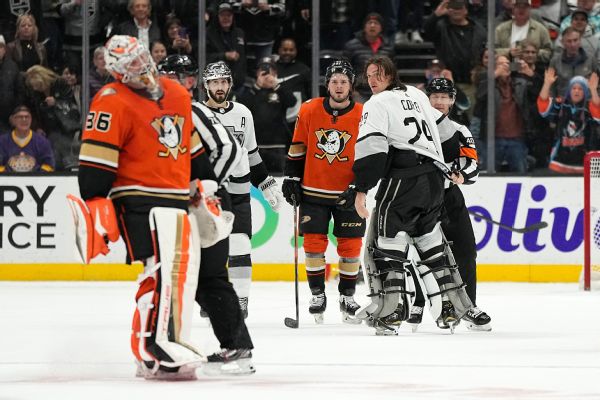 Kings’ Copley ejected for punching with glove on