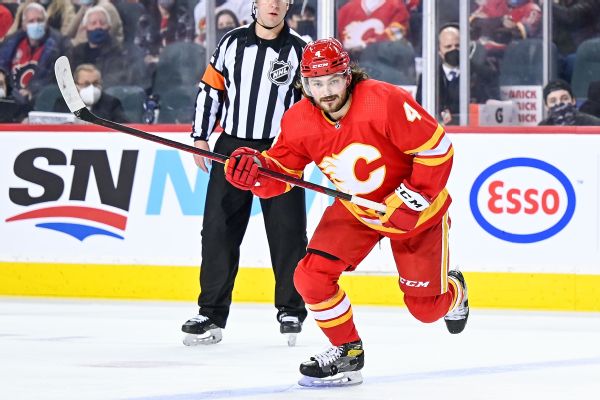 Flames’ Andersson out after scooter hit by vehicle