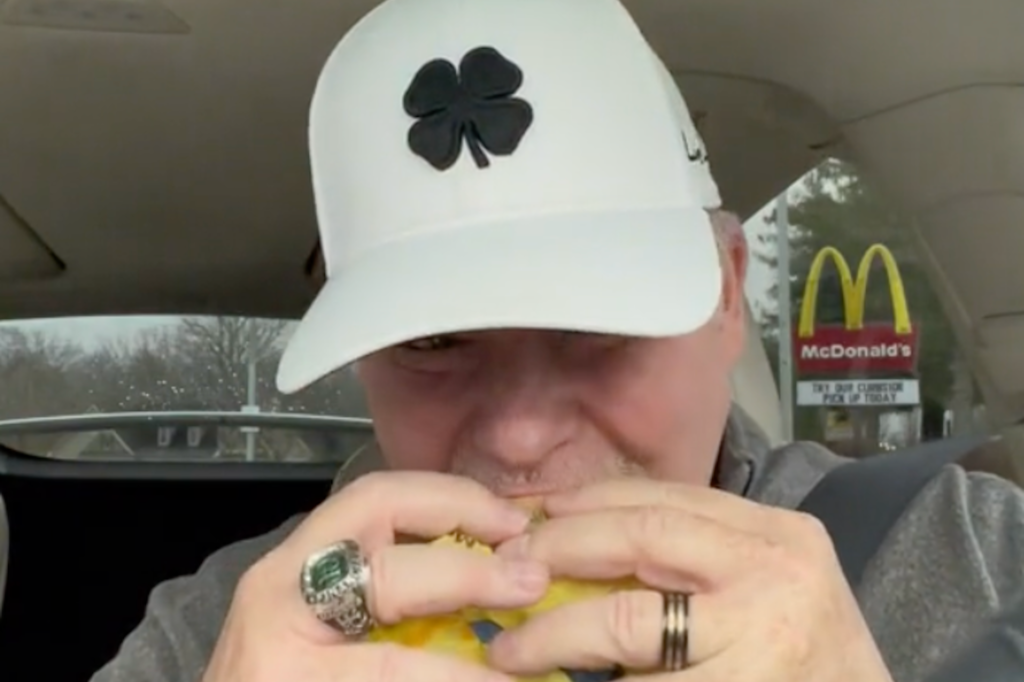 ‘My Health Will Be Better’: Man Eating Only McDonald’s for 100 Days Vows to Lose 50 Pounds