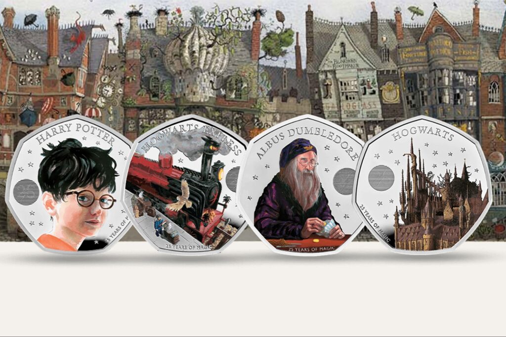 En el Reino Unido hay monedas para celebrar los 25 años de Harry Potter y están hermosas