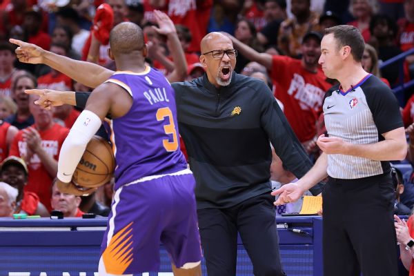Suns coach Williams fined $20K for ref criticism