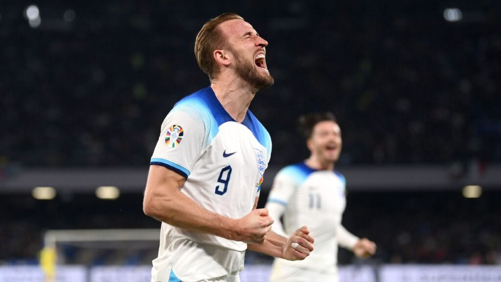 Kane breaks Rooney’s England scoring record
