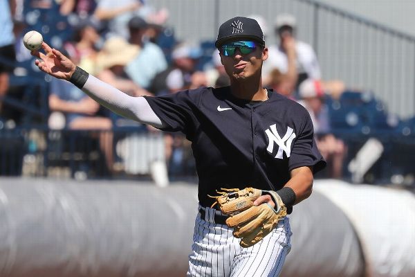 Yankees top SS prospect Volpe makes roster