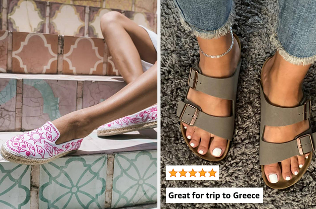 29 Comfortable Pairs Of Shoes Reviewers Have Worn On Vacation