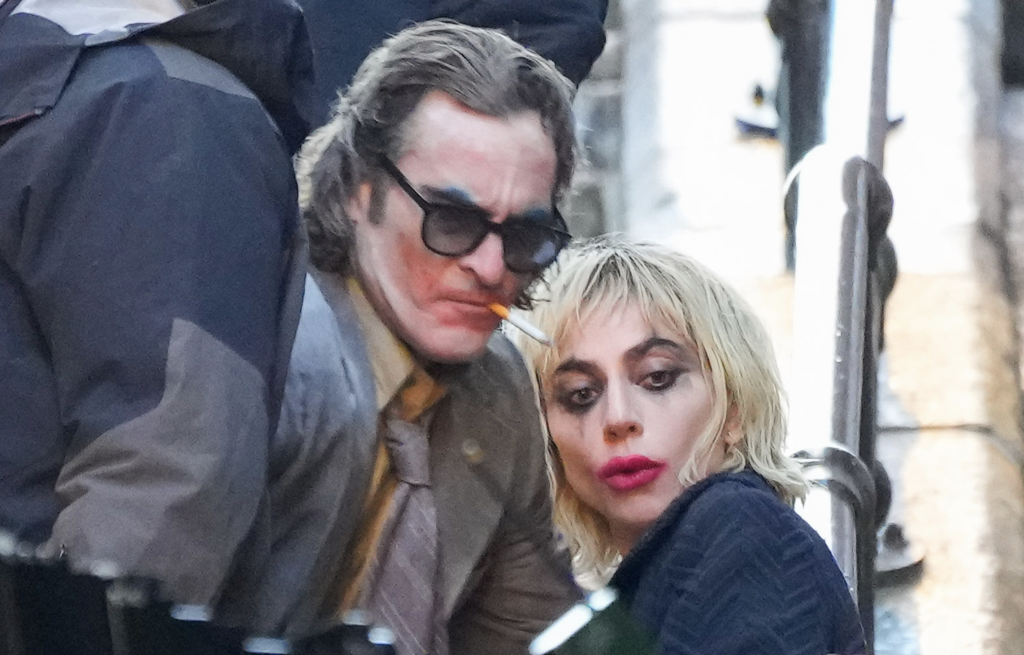 Lady Gaga, Joaquin Phoenix Dance and Smoke on the ‘Joker’ Stairs While Filming ‘Folie à Deux’ (PHOTOS)