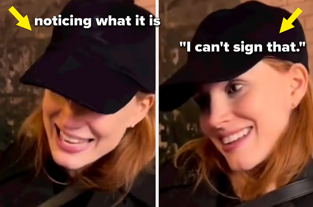 Here’s What’s Going On With That Viral Video Of Jessica Chastain Refusing To Sign A Book