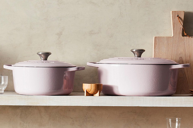 Le Creuset’s New Color Is The Trend Child Of Millennial Pink And Alison Roman’s Shallot Pasta