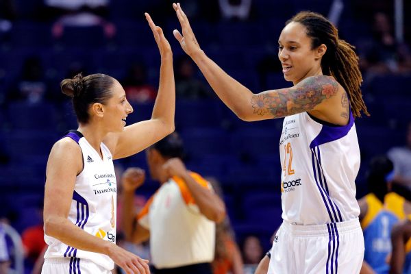 Taurasi offers glimpse at Griner’s return to court