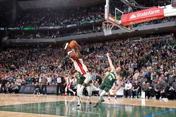 Butler, Heat oust top-seeded Bucks in OT stunner