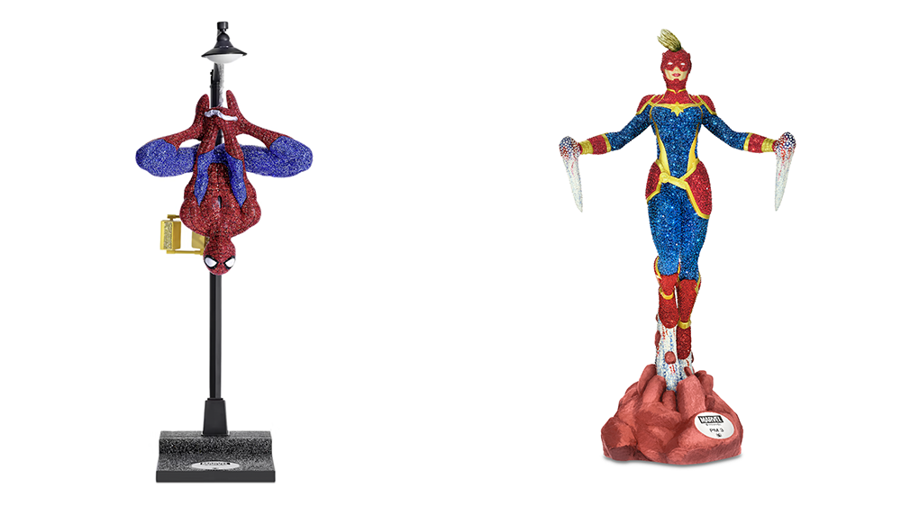 This Marvel Swarovski Jewelry Collection Includes a $23,000 Spider-Man Figurine