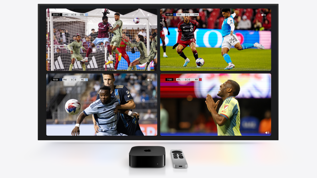 Apple TV 4K Adds Multiview Feature to Watch Up to Four Streams at Once, Aimed at Pushing MLS Season Pass