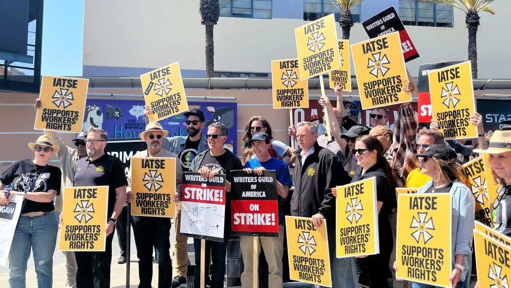 IATSE Delivers Show of Support for Striking Writers on Picket Line at Fox Studios: ‘Labor Has to Stick Together’