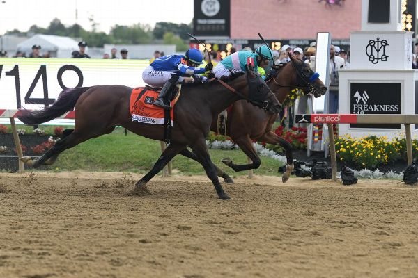 Baffert’s National Treasure wins Preakness