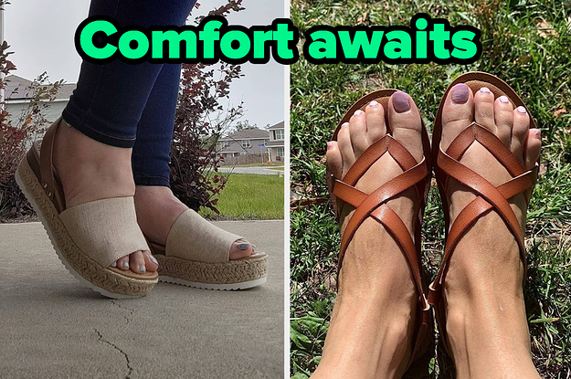 Comfortable Walking Sandals That Reviewers Wore On Vacation