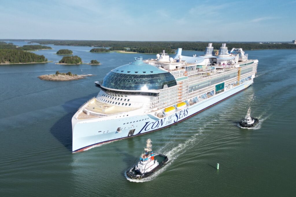 Royal Caribbean’s ‘Icon of the Seas’ Completes First Sea Trials, Sets Sail Towards 2024 Debut