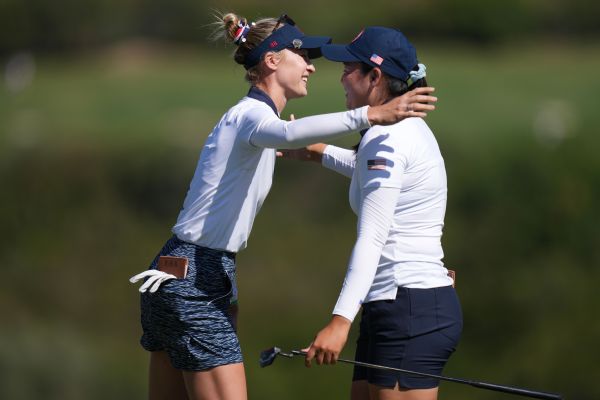 Korda, Corpuz help U.S. keep Solheim Cup lead