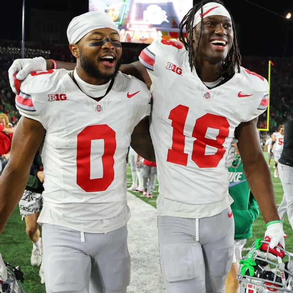 Buckeyes rally in final minute, defeat Irish 17-14