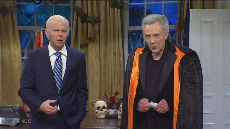 ‘SNL’ Cold Open Skewers Biden’s Age, Britney Spears’ Book, House Speaker Mike Johnson — and Christoper Walken Reads Halloween Poetry