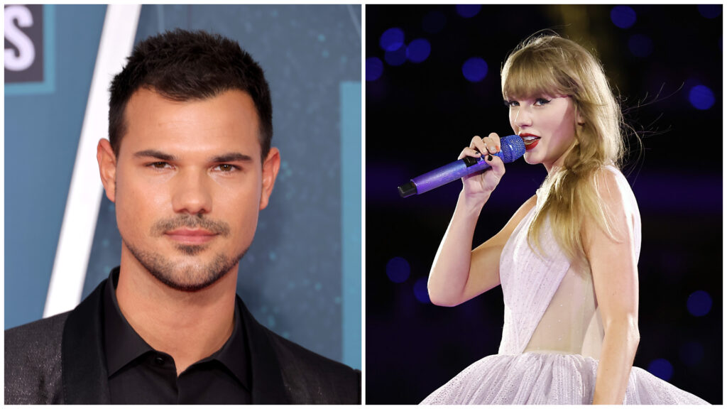 Taylor Lautner Does Backflips at ‘Taylor Swift: The Eras Tour’ Screening