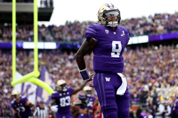 Penix lifts Washington to wild win over Oregon