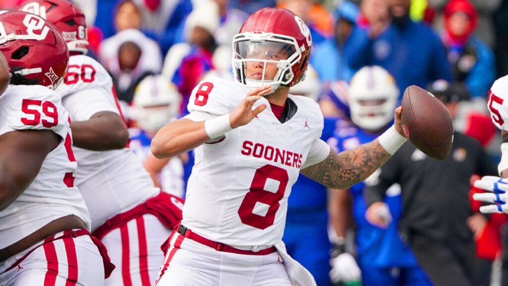 Follow live: Unbeaten Sooners have their hands full with Jayhawks