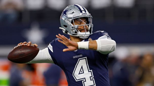 Cowboys’ Dak Prescott connects with Jake Ferguson for smooth TD against Rams