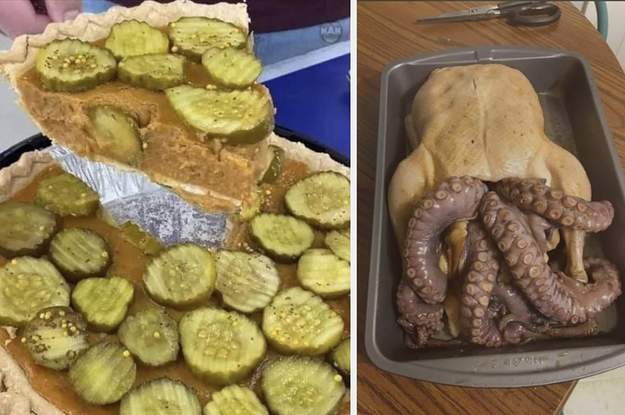 My Stomach Is Gurgling In Pain After Looking At These 21 Photos Of Gross Thanksgiving Food Attempts