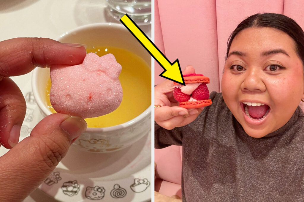 I Went To The First-Ever Hello Kitty Cafe In The US For Afternoon Tea Service — Here’s Everything I Ate, Ranked
