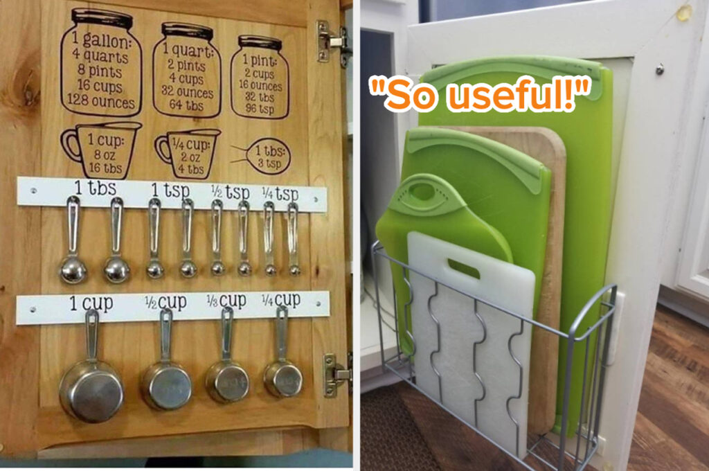 If Opening Your Kitchen Cabinets Scares You, These 30 Products Will Organize ‘Em And Give Everything A Place