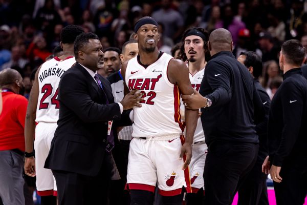 Butler among 4 ejected in Heat-Pelicans scuffle