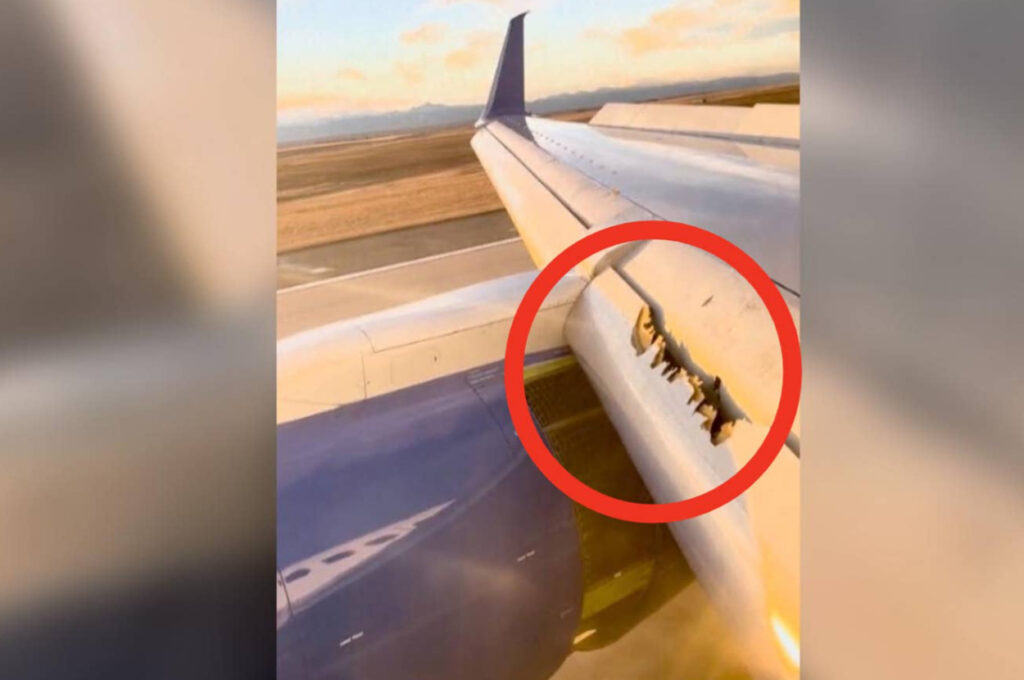 A Passenger Caught A ‘Wing Coming Apart’ On Camera During Flight To Boston