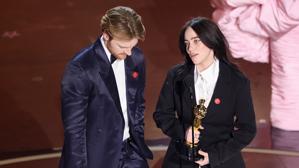 Billie Eilish and Finneas O’Connell Become Oscars’ Youngest Two-Time Winners Ever, Taking Home Best Song for ‘What Was I Made For?’