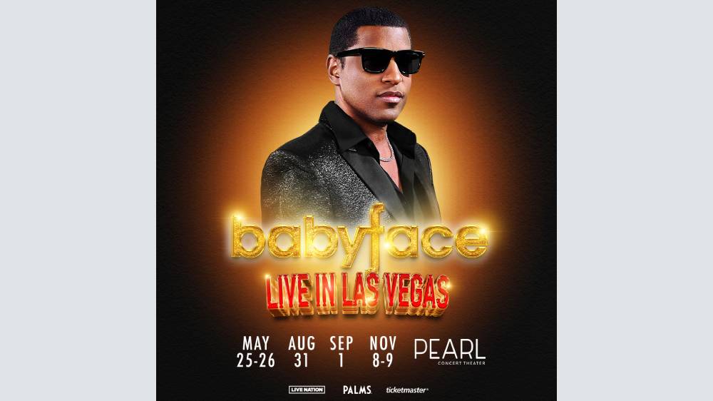 Babyface to Play Three Weekends at Pearl Concert Theater at Palms Casino in Las Vegas