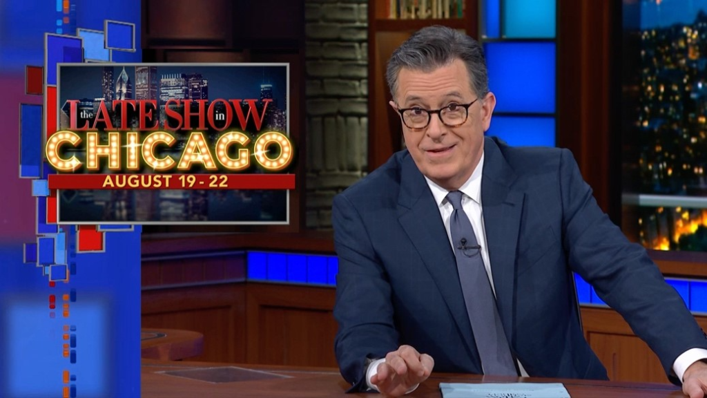 ‘The Late Show With Stephen Colbert’ to Air Live Shows From Chicago During Democratic National Convention