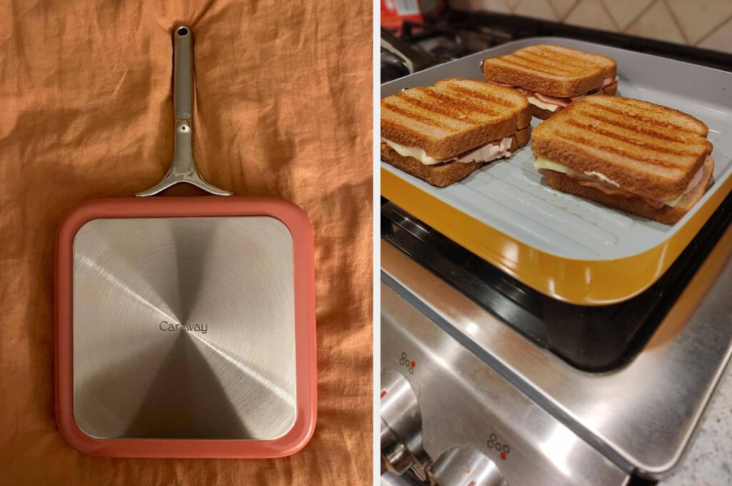 If You Hate The Upkeep Of Cast Iron, The Caraway Grill Pan Is A Game-Changer