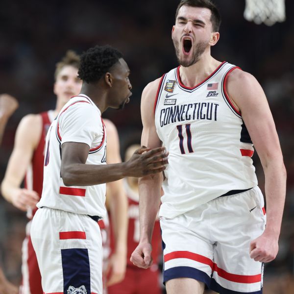 UConn tops Tide, can complete repeat on Monday